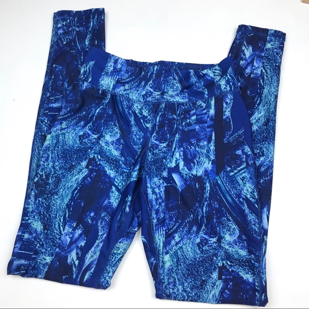 Watercolor Mossimo Workout Leggings Sz XS
